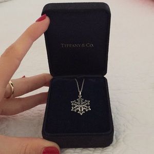 Tiffany & Co. Snowflake Pendant Necklace
